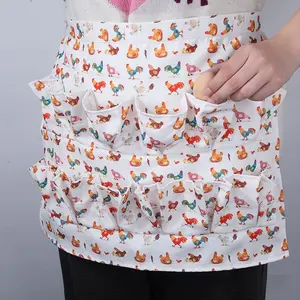 Egg Collecting Apron for Chicken Owners Durable Canvas Multi-Pocket Design with Large Pouch for Farm Fresh Eggs Hands-Free Functional for Women Men Sustainable Gardening Kitchen Tasks
