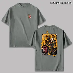 Hook & Lookn Firefighter T-Shirt, Vintage Fire Rescue Graphic Tee, Soft Cotton Blend Shirt, Bold Firefighter Apparel for Men & Women, Fun Fire Rescue Gift