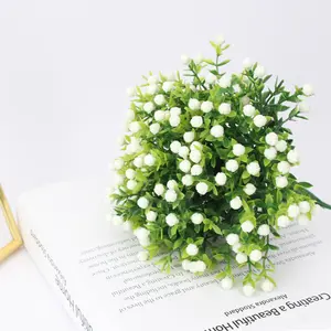 20 Bundles Artificial Flowers for Outdoor UV Resistant Faux Pants Spring Flowers for Outdoor Planters Wedding Home Garden Patio Porch Decor Decorative Faux Flowers Fake Flowers For Outdoor