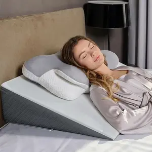 Ergonomic Memory Foam Neck Pillow - Breathable, Cool, Supportive Design for Shoulder Pressure Relief & All-Night Comfort