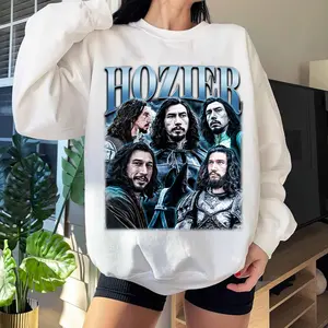 Hozier Adam Driver Shirt Basic Cotton Top Womenswear Forest Tshirt Streetwear Comfort