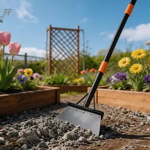 Multi-Purpose Garden Cleaning Shovel, Snow Removal Tool, Lawn Edge Weeding Spoon, 45-60 Inch Metal Gardening Kit, Home Use