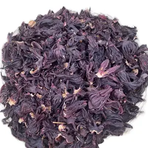 Hibiscus Flowers - Dried Purple Flowers in Cluster/ Bissap