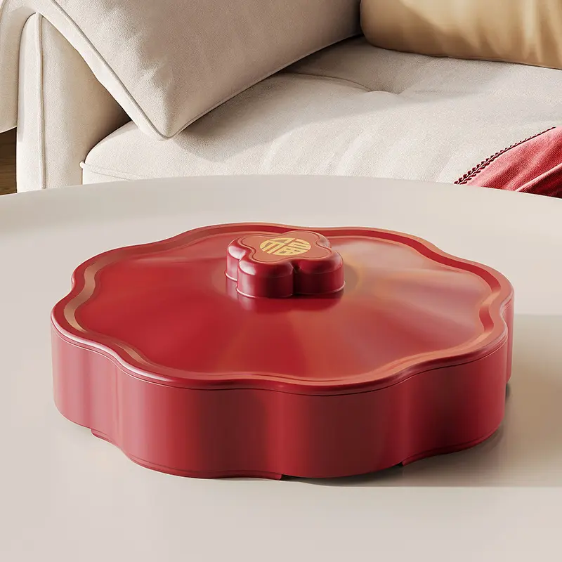 Luxury Fruit Tray with Lid, Candy Box for Home Use, Snack Storage Dish, Dried Fruit Container, Nut Organizer, Fruit Storage Containers