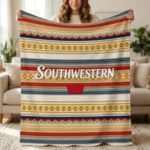 Flannel blanket Rocky Plush Fleece Throw Blanket Slowtide sofa bed set lightweight material live feel gentle baseball exclusive fan merchandise educational drum perfect gift Season micro crochet granny square -Inspired cust Print Com