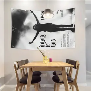 B-Bring Me the Horizon Flags Custom Camping Outdoor Garden room Bedroom Decor Party Backdrops Wall Art Family Gifts