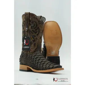 LA HERRADURA MEGA CAFE MATTE PITON CLON SQUARE TOE