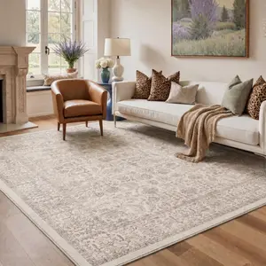 【Deals For You Days】BEIMO Machine Washable Area Rug Non Slip Floor Carpet Pet Friendly Soft Rug for Living Room Bedroom Kitchen Hallway Home Hallway Decor,ARP5878-BROWN