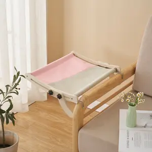 Cat Window Perch, Cat Window Hammock, Providing All-Around Sunbath Space Saving, No-Screw Adjustable and Suction Cups, for Windowsill, Bedside, Radiator, Easy Assembly