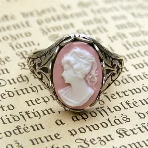 Fashion Madonna Vintage Ring Women's Elegant Jewelry Ring Vacation Mother's Day Gift