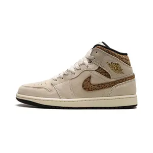 Air Jordan 1 Mid "Brown Elephant" DZ4129 102