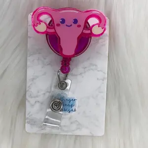 Uterus Badge Reel