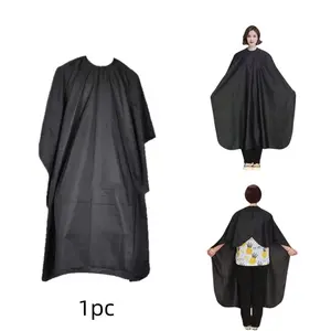 Professional Hair Cutting Cape for Barbers, Durable Comfortable Salon Cover, Fashion Round Neck Hairdressing Apron, Hair Styling Tools, Single Pack