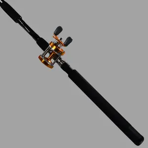8 ft. Sabiki Bait Fishing Rod & Baitcaster Reel Combo
