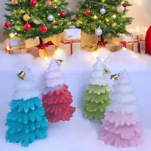 Christmas tree candles, Christmas gift, cute Christmas decorations, Christmas TikTok shopping, Bulk Christmas gift ideas, Bulk corporate gift ideas, Christmas decor 2024, Christmas candles, cozy Christmas candles, small business