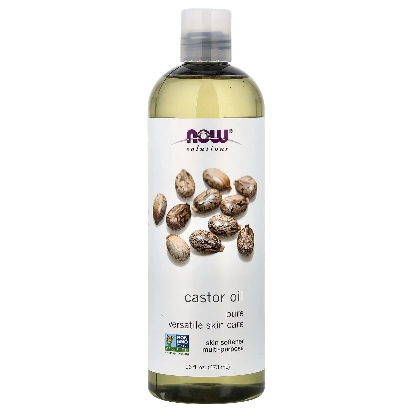 NOW Foods Solutions, Castor Oil, 16 fl oz (473 ml)