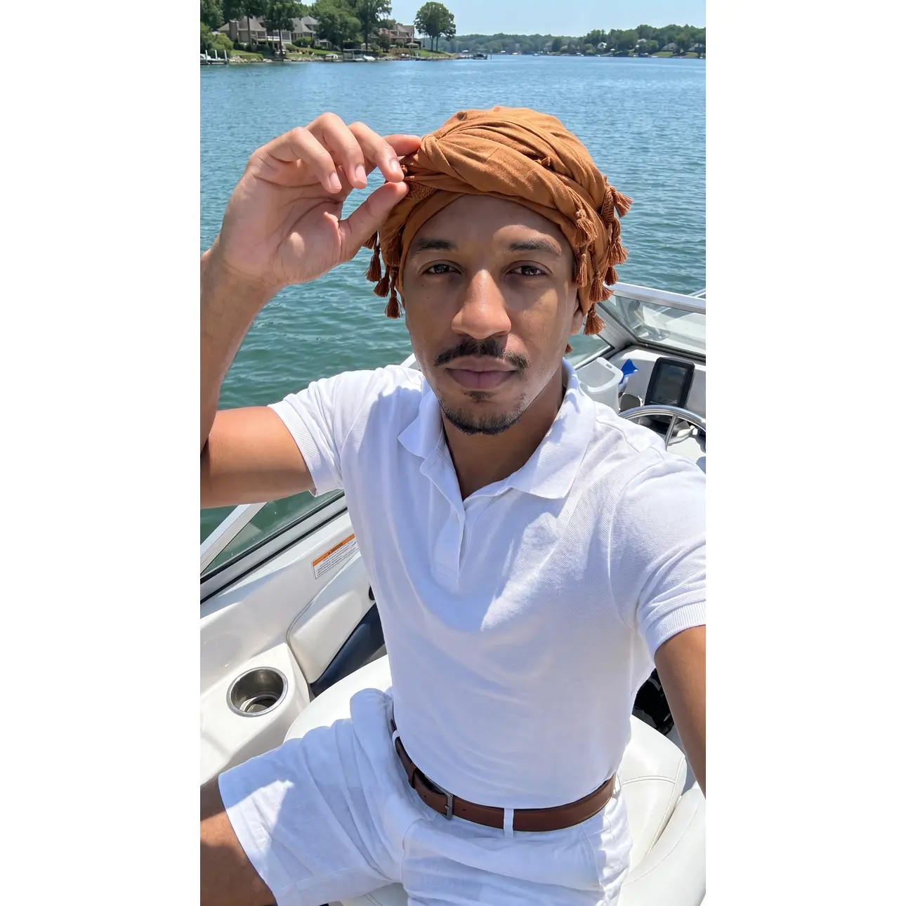 The Reserved Men's Satin-Lined Turban - Head Wrap for Locs, Braids & Waves | Kings Collection