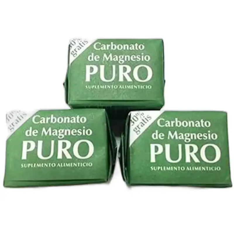 Cloruro de Magnesio 3 Pack - 7 Grams - Natural Wellness Supplement - Edible Magnesium - Dietary Vitamin Fitness Mineral