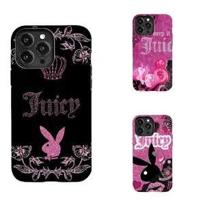 leopard print and rabbit Juicy phone Cases For iPhone 17-12 Promax Pro Plus,It's a great gift for a good friend,gift for him for her Best Gift