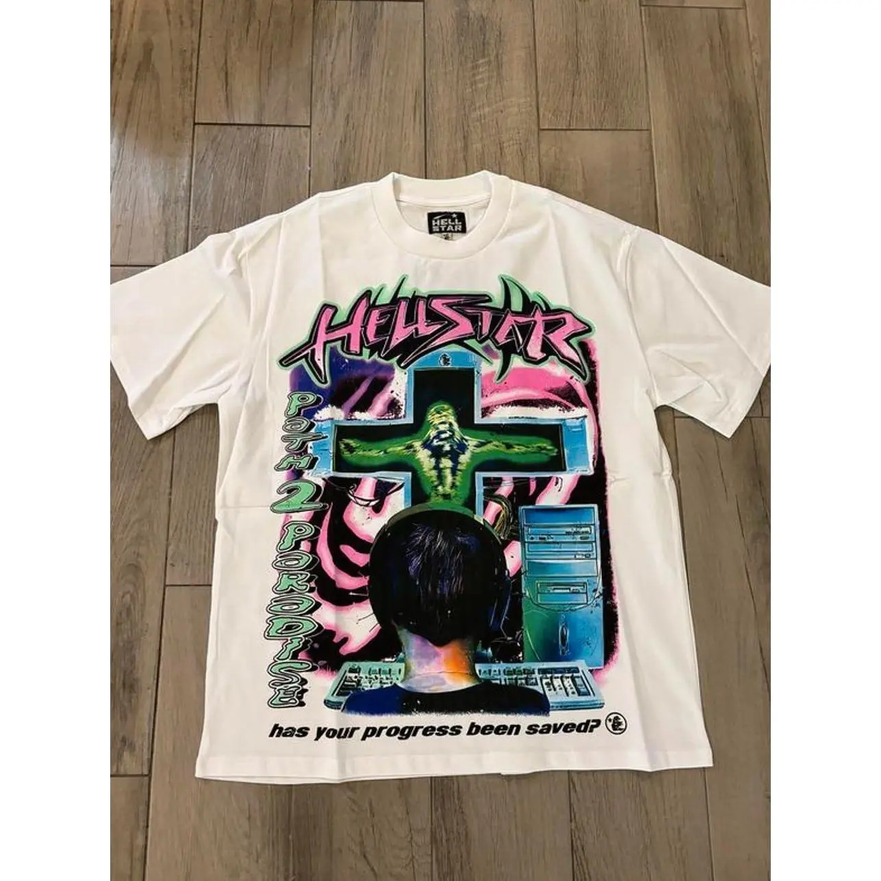 Hell-star Online shirt White Brand New streetwear clothing Unisex Crewneck T-shirts, Sweatshirts, Hoodies For Men and Women DR3