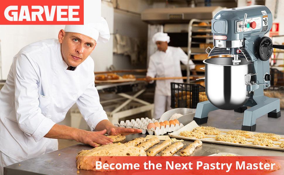 Commercial Kitchen Appliance: GARVEE 15QT Timer Mixer | 600W Heavy-Duty Dough Machine for Pizza/Bread | Safety Lock & Stainless Steel Bowl | Mother's Day Gift for Bakers/Restaurant Owners Commercial Kitchen Appliance: GARVEE 15QT Timer Mixer | 600W Heavy-Duty Dough Machine for Pizza/Bread | Safety Lock & Stainless Steel Bowl | Mother's Day Gift for Bakers/Restaurant Owners