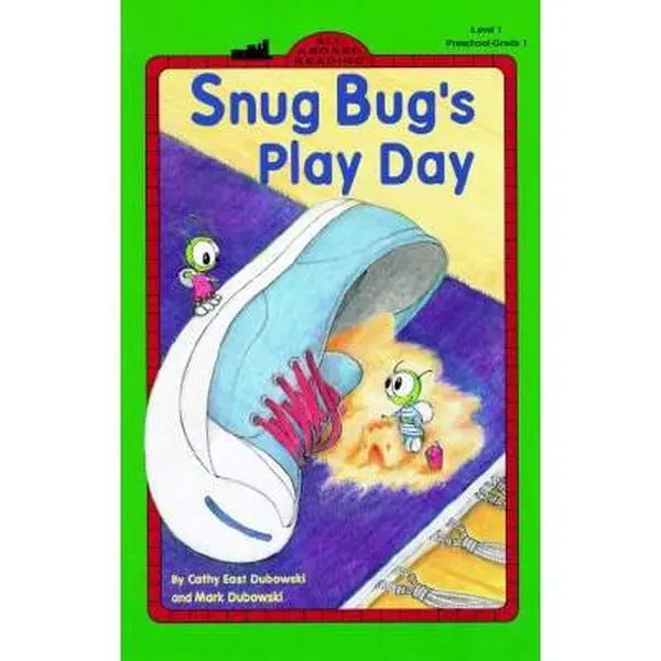 Used Children's Educational Paperback Book - Snug Bug's Play Day (All Aboard Reading, Level 1) by Cathy East Dubowski, 0.15 lb, Easy-to-Read Tale, English Language, No Excess Fluff, 0.15 Pounds