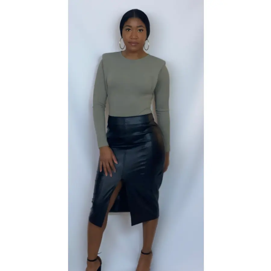 Grey bodysuit
