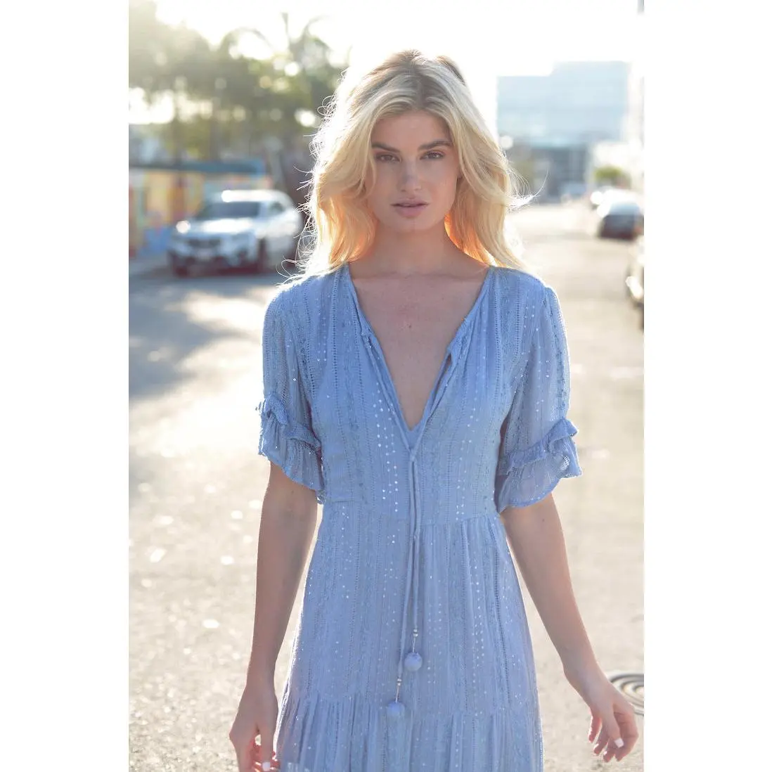 Periwinkle Shimmer Dress