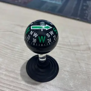 Car Compass, Outdoor Compass, Portable 38mm Plastic Suction Cup, Available for Supply