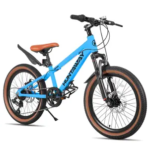 KEANO Huntaway 20 24 Inch Kids Bike for Boys & Girls Ages 7-12 Years Hardtail Mountain Bike for Kids with Aluminum Frame and 7-Speed Drivetrain Children Bicycle