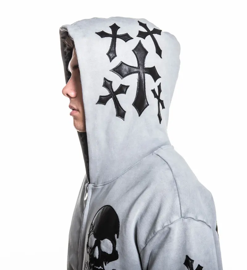 affliction zipup hoodie - TikTok Shop