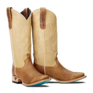 Classic Square Boot - Desert Clay & Buttermilk