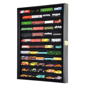 12 Shelves N Scale Train Model Trains Display Case Cabinet