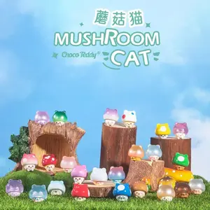 【516】CHOCO Teddy Mushroom Cat Series Beans Blind Bag
