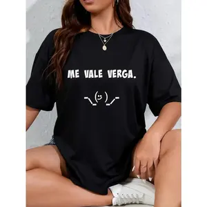 100% Cotton Unisex ME VALE VERGA. Camisa Chistosa Funny Latin Shirt in Spanish. T-Shirt