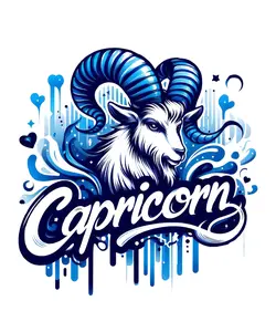 Capricorn DTF transfer for t-shirts