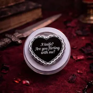 Dark Romance Cherry MagSafe Phone Grip: Gothic Coquette Aesthetic Magnetic Phone Holder, Halloween Spicy Booktok Gift, Phone Kindle Popgrip