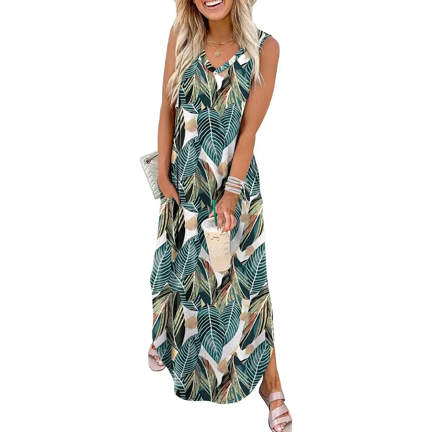 L.. Summer Dresses Maxi Dress Vacation Beach Sundresses 2025 with Pockets - TikTok Shop L.. Summer Dresses Maxi Dress Vacation Beach Sundresses 2025 with Pockets - TikTok Shop