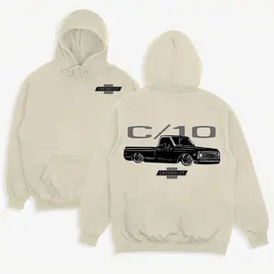 Chevrolet C/10 2 Sided Hoodie, Classic Pickup Truck Graphic Hoodie, Auto Enthusiast Gift, Streetwear Car Lover Merch