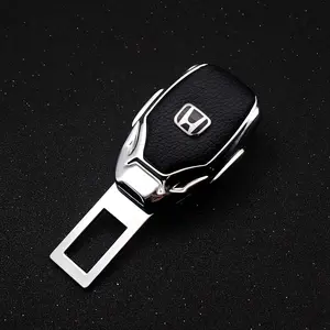 Honda Car Seatbelt Extender Set, Durable Metal & Leather Material, Comfortable Anti-Chafe Design, Plug-And-Play Safety Buckle, Fits Multiple Models