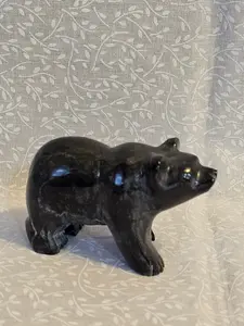 Black Obsidian Crystal Bear
