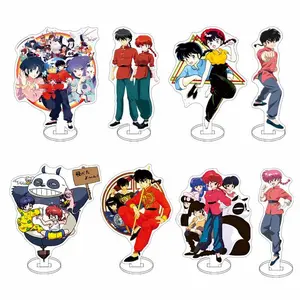 NEW 15CM Ranma 1/2 Acrylic Stand Figure Tendou Akane Hibiki Ryoga Anime Model Plate Standing Sign HOT Cartoon Doll Bedroom