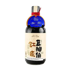 Mr.Douyou Taiwan Gangdi Brewed Soy Sauce 500ml - Gluten-Free, Iodine-Free, Authentic Taiwanese Flavor