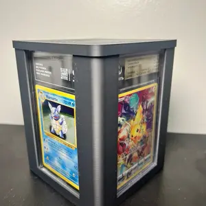 Custom Graded Card Display, Pokemon, NBA, CGC, Tag, Beckett, PSA, Mag Case & Sports Cards