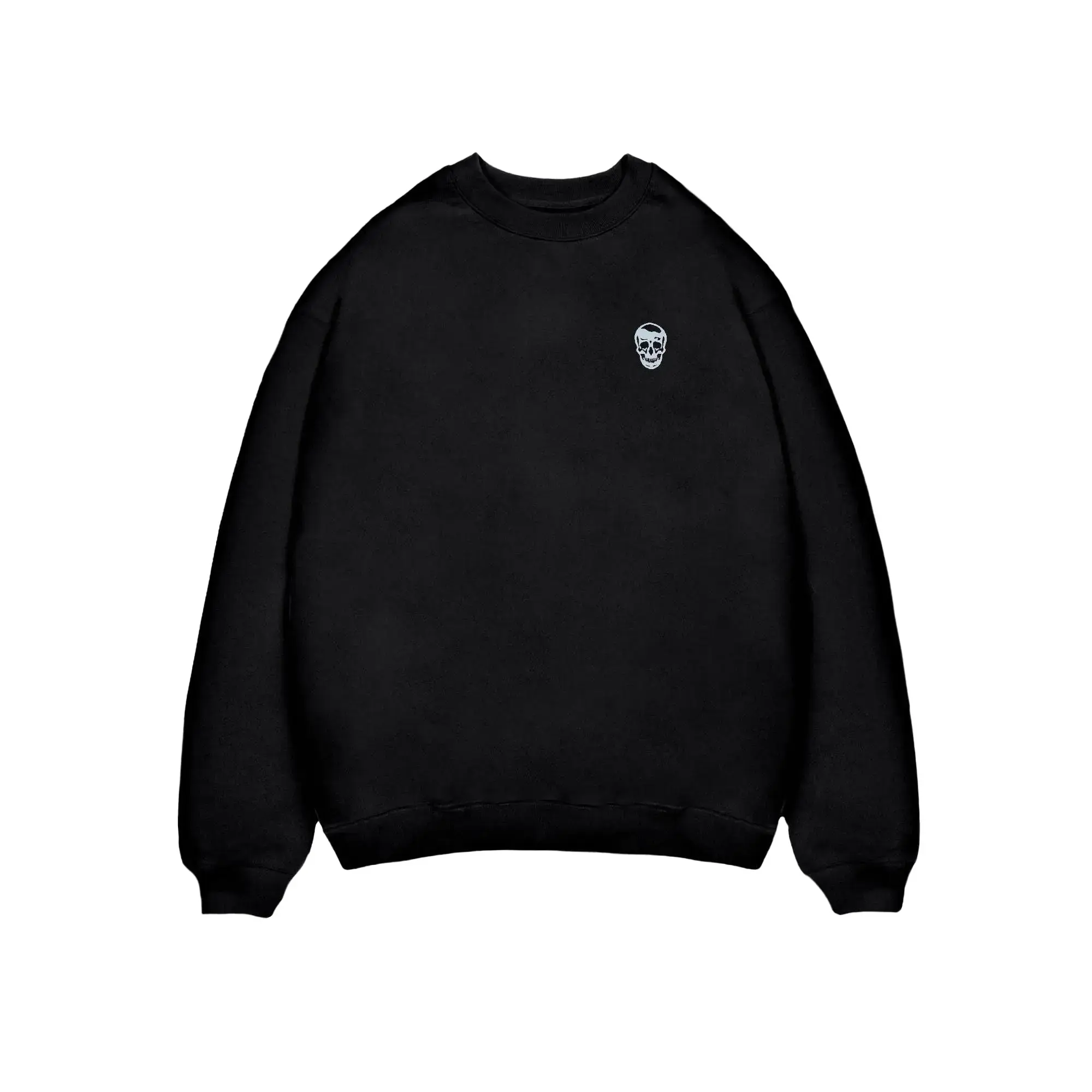 Gymreapers Heavyweight Crewneck Winter Oversized Long Sleeve Casual Minimalist TerryTrain Fabric