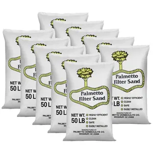 Palmetto 10 Pack Filter Sand Residential & Commercial Pool Sand Filters 50 Pound