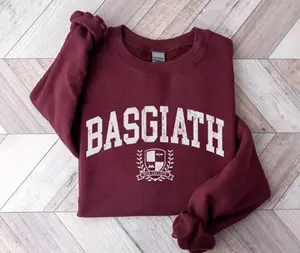 Basgiath War College Sweatshirt - Hoodie - TShirt, Fourth Wing Inspired Bookish Pullover, Dark Academia Fantasy Fan Crewneck For Readers, Dragons, And Romance Book Lovers