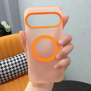Magsafe Case For Google Pixel 10 9 8 Pro XL 9A 8A Luxury Skin Feel Candy Magnetic Back Cover Wireless Charging Bumper Funda