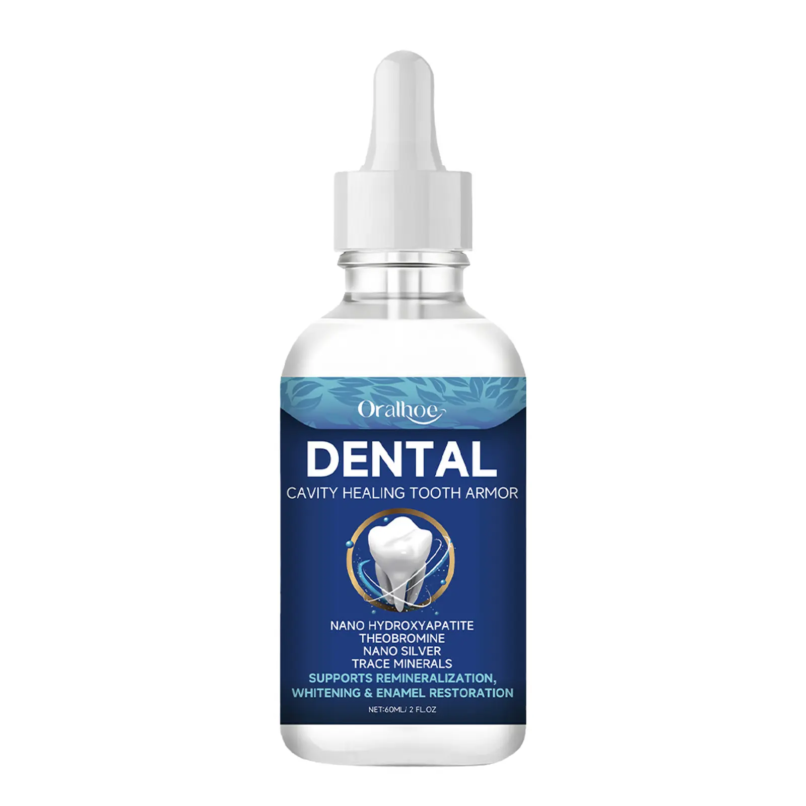 Tooth Armor Liquid Drops, Dental Cavity Healing Tooth Armor - All-In-One Cavity Healing, Teeth Whitening & Enamel Repair, Nano Formula With Hydroxyapatite, Silver & Theobromine for Total Oral Health Repair Kit Fresh Breath