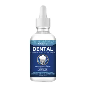 Tooth Armor Liquid Drops, Dental Cavity Healing Tooth Armor - All-In-One Cavity Healing, Teeth Whitening & Enamel Repair, Nano Formula With Hydroxyapatite, Silver & Theobromine for Total Oral Health Repair Kit Fresh Breath